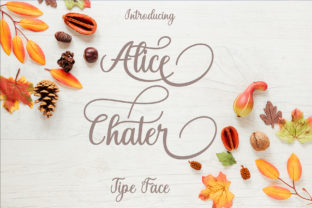 Alice Chater Font: Bold Handwritten Style for Brands