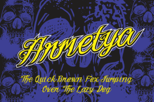 Armetya Font: Bold Script for Handmade Labels & Signs
