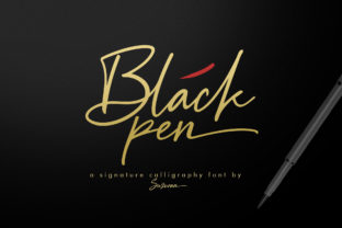 Black Pen Script Font: Elevating Small Business Branding