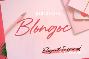 Blongoc Script: A Perfect Handwritten Font for Crafters