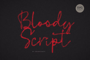 Bloody Script Font: Elevate Horror Marketing Visuals