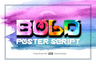 Boost Your Brand with Poster Script: A Bold, Elegant Font