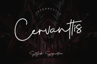 Cervanttis Script Font for Handmade Products