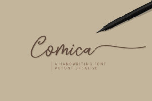 Comica Script Font: Elegant Handwritten Charm for Crafters