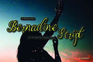 Discover Bernadine Script: A Font for Elegant Editorial Design
