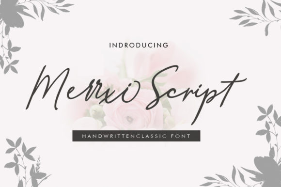 Discover Merrxi Script: A Modern Calligraphy Typeface