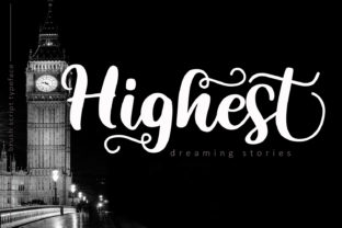 Elevate Your Brand with Highest Script: A Stylish Typeface