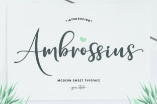 Enhance Your Editorial Design with Ambrossius Script