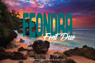 Feondra Duo Font: Elevating Small Business Branding