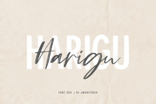 Harigu Duo: A Font Pairing for Editorial Design