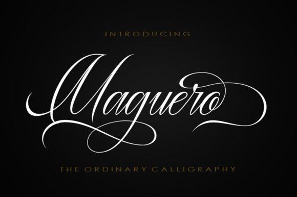Maguero Script: A Modern Handwritten Font for Crafters