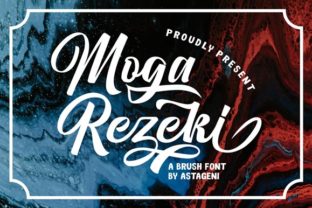 Moga Rezeki Duo: A Playful Script Font for Branding
