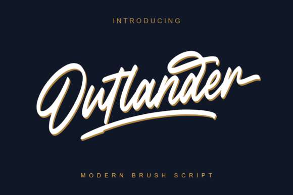 Outlander Brush Script Font for Authentic Web Design