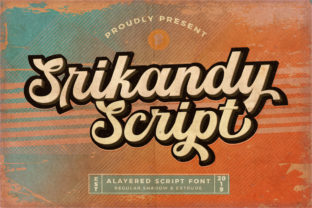 Srikandy Script Font: Bold Typography for Makers