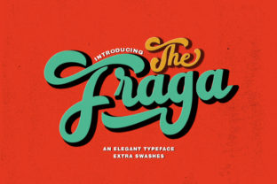 The Fraga Script Font for Vintage Campaign Visuals