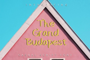 The Grand Budapest Font for Handmade Crafts