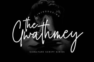 The Gwathmey Script Font for Editorial Design