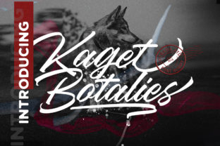 Unlock Visual Impact with Botalies Kagetan Script Font