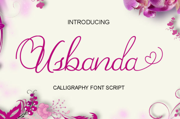 Usbanda Script: A Modern Calligraphy Typeface for Web Design