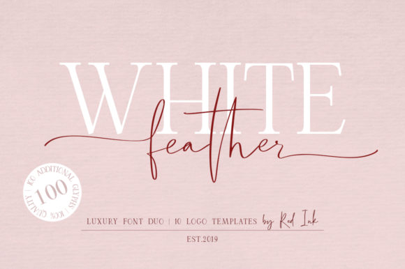 White Feather Duo Font: Elevate Your Small Business Brand
